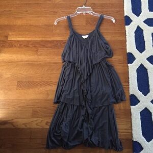 Beautiful gray ruffle dress